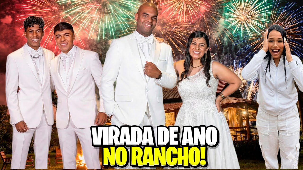 TUDO QUE ROLOU NA VIRADA DE ANO NO RANCHO MENDES COM ESTEVÃO E GABRIEL!