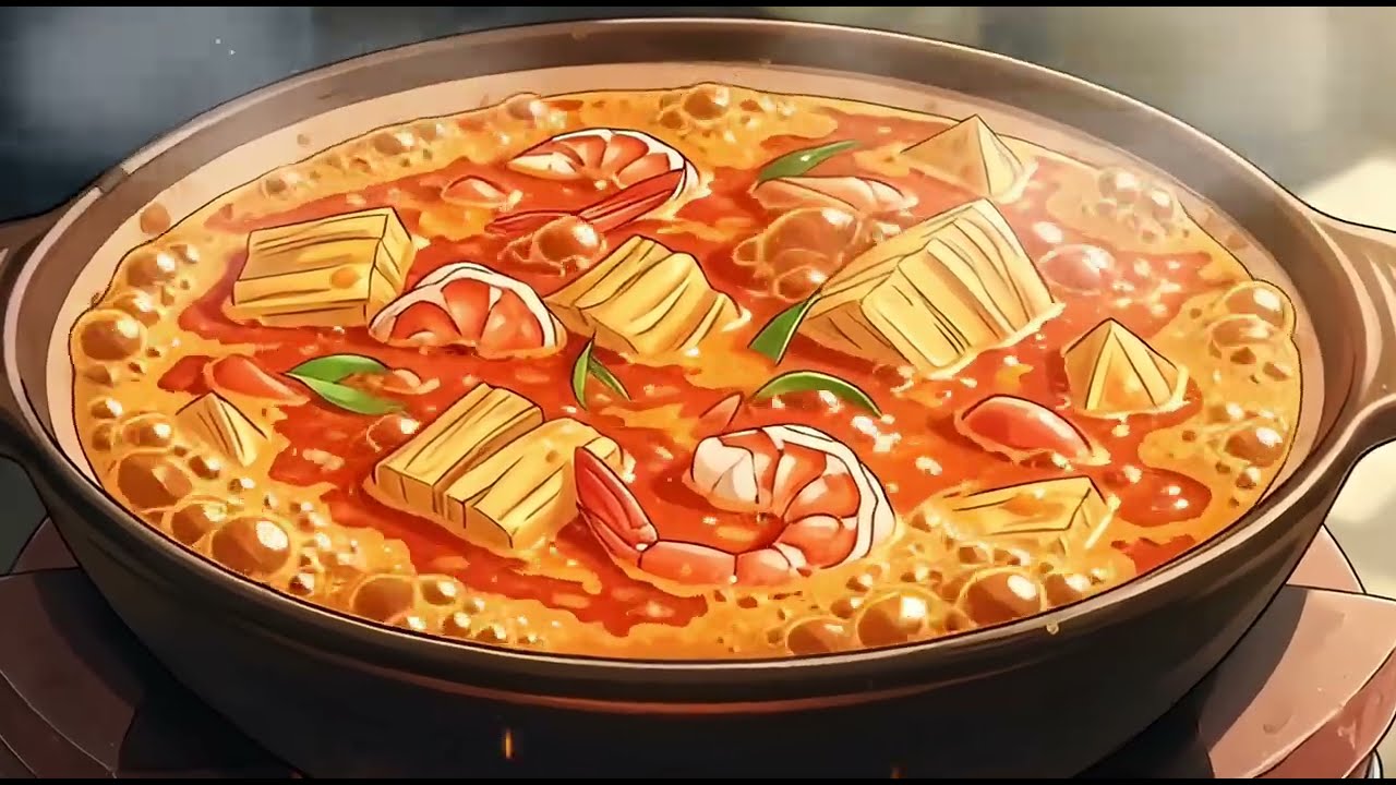 Spring Village Life | Jackfruit & Prawn Curry 🍲🦐| Ghibli-Style Relaxing Cooking ASMR | Muddy Essence