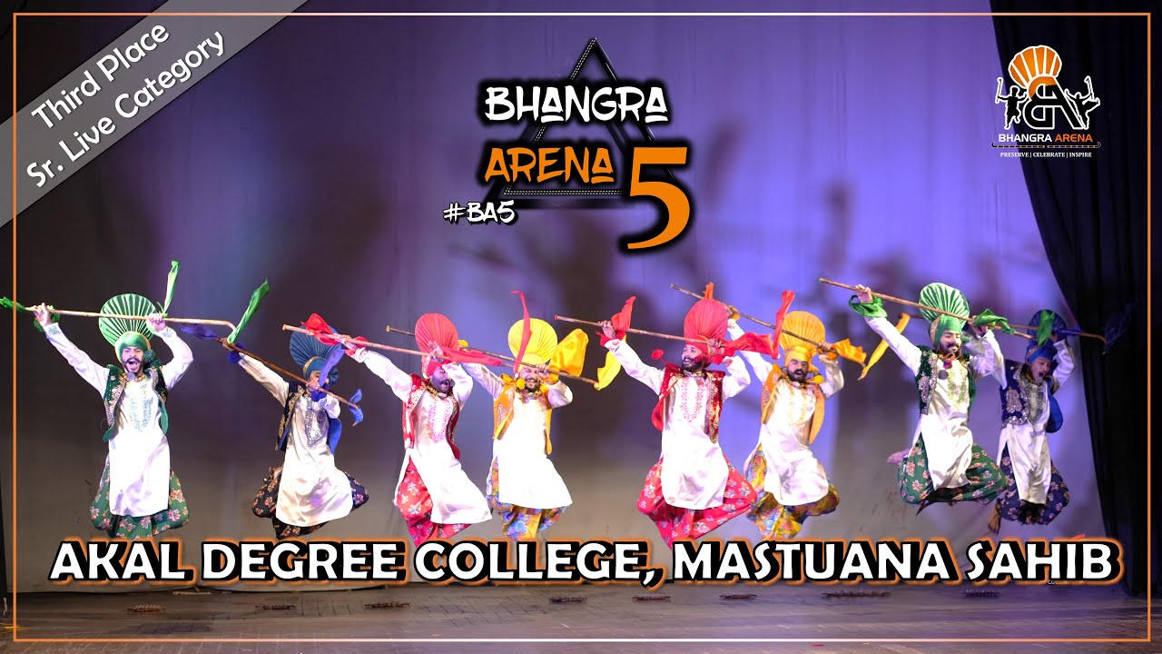 Akal Degree College Mastuana Sahib || Third Place || Senior Live Category || Bhangra Arena 5 (2024)