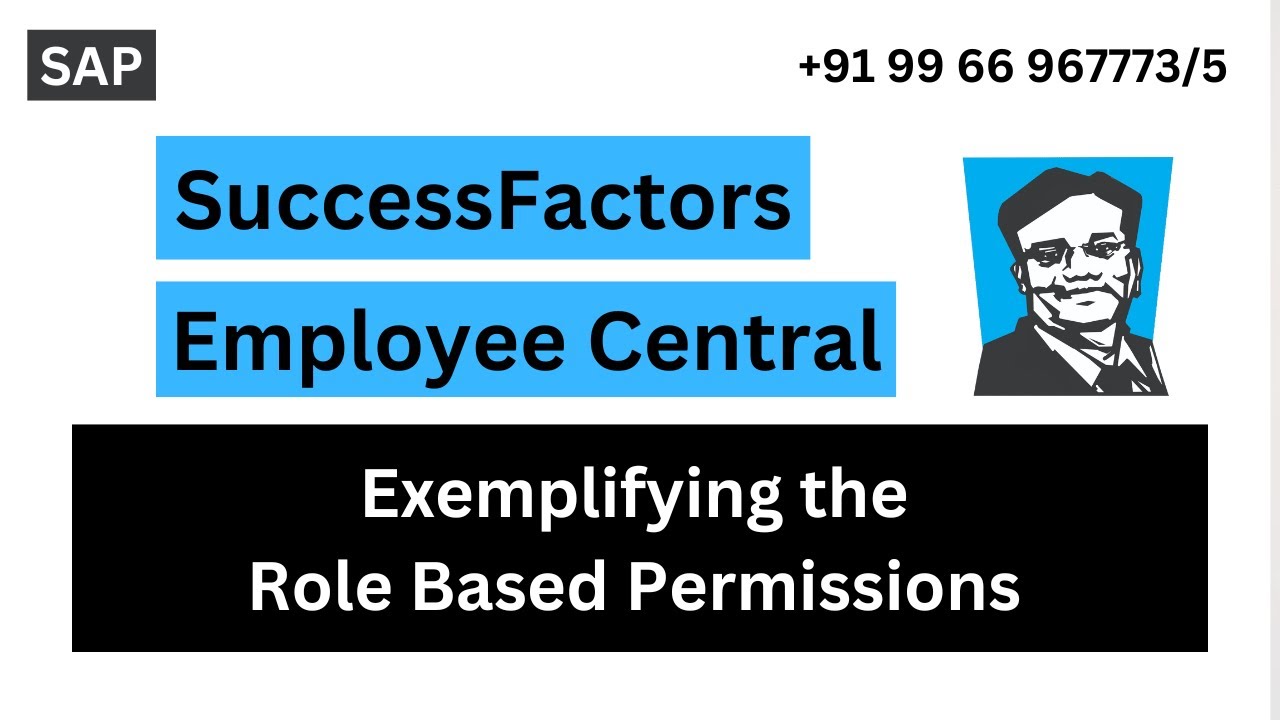 SAP | Rajesh Successfactors | Role Based Permissions  | +91 9966967773|