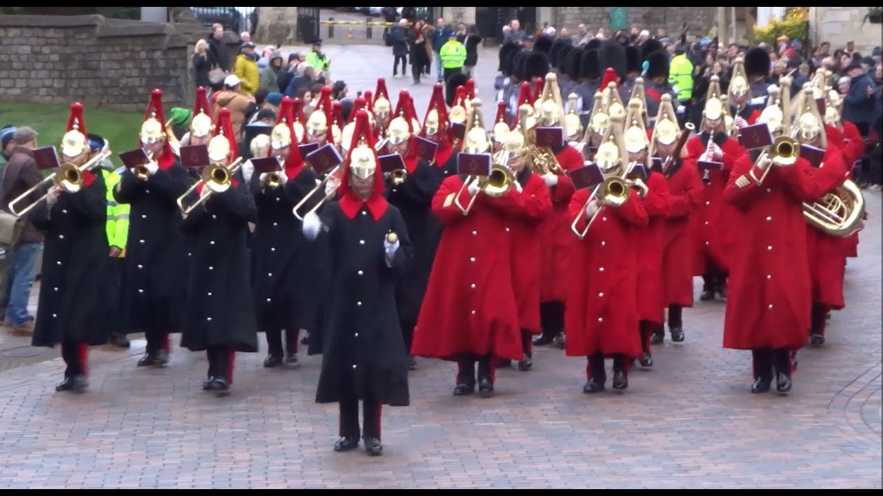 Changing the Guard at Windsor Castle - Tuesday the 17th of December 2024