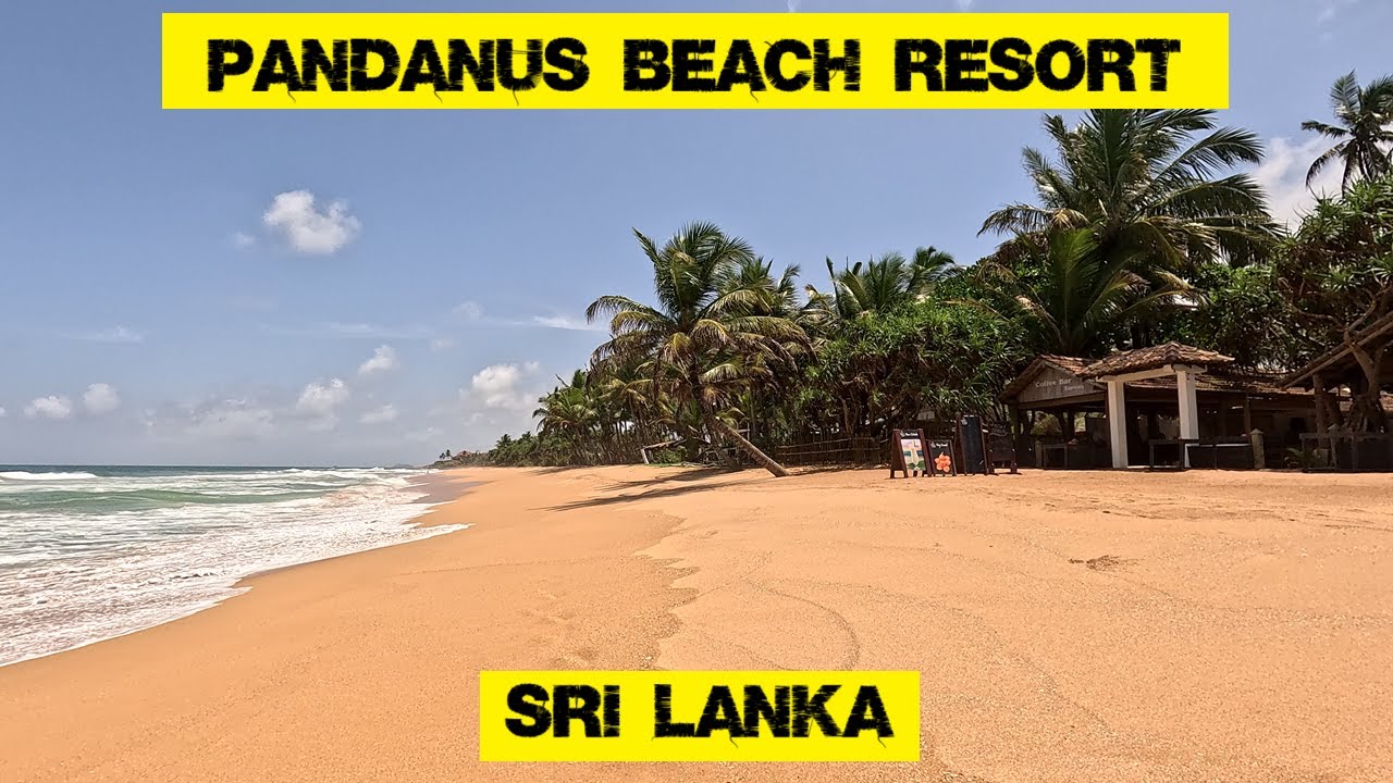 Kleiner Rundgang im Pandanus Beach Resort und am Induruwa Beach - Sri Lanka