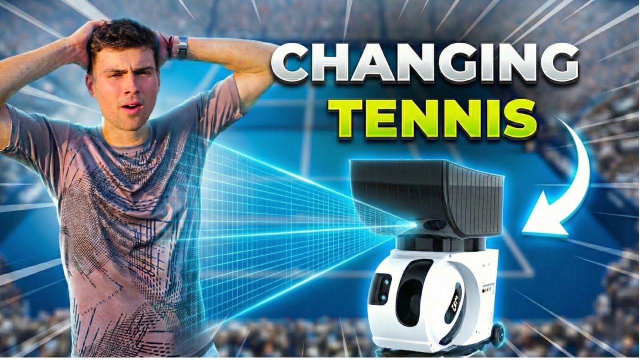 I Replaced My Tennis Coach With A $2000 AI Ball Machine!