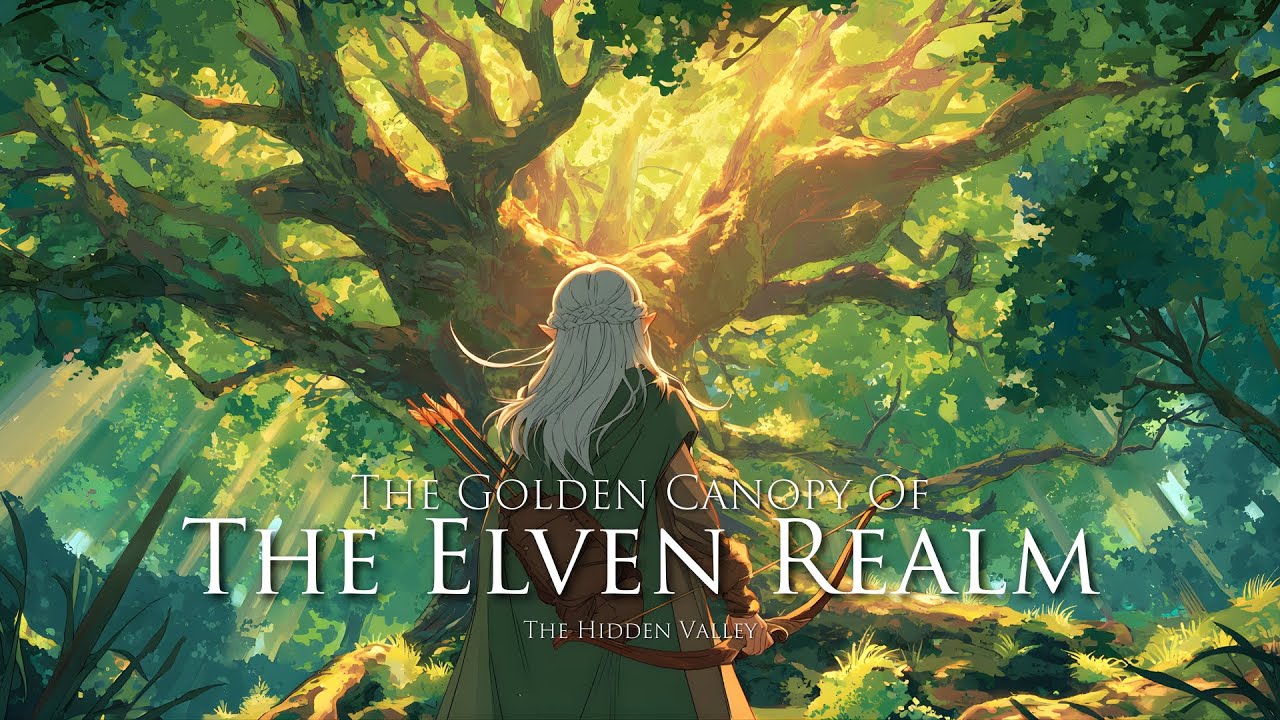 Soothing Medieval Music for Deep Focus & Mental Clarity | The Golden Canopy of the Elven Realm