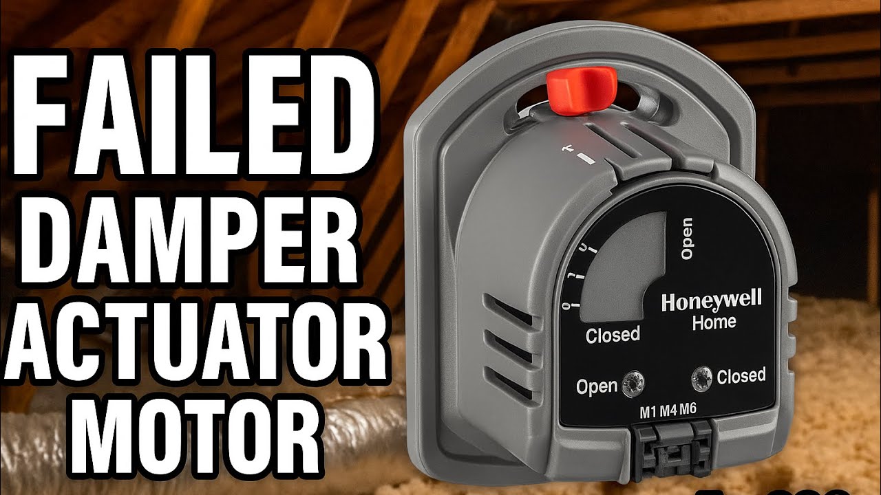 HVAC Zone Damper Actuator Motor Failure &ndash; How to Diagnose, Test, and Replace EP229