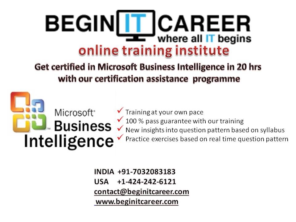 MSBI Certification Training|Exam 70-463 Implementing a Data Warehouse with Microsoft SQL Server 2012