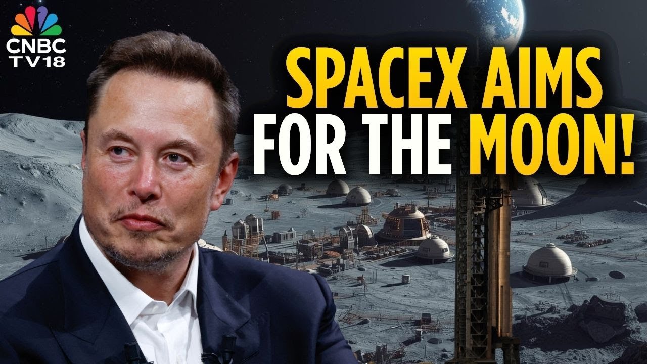 Miasto na Księżycu? Elon Musk ujawnia nowy priorytet SpaceX | Elon Musk | N18G