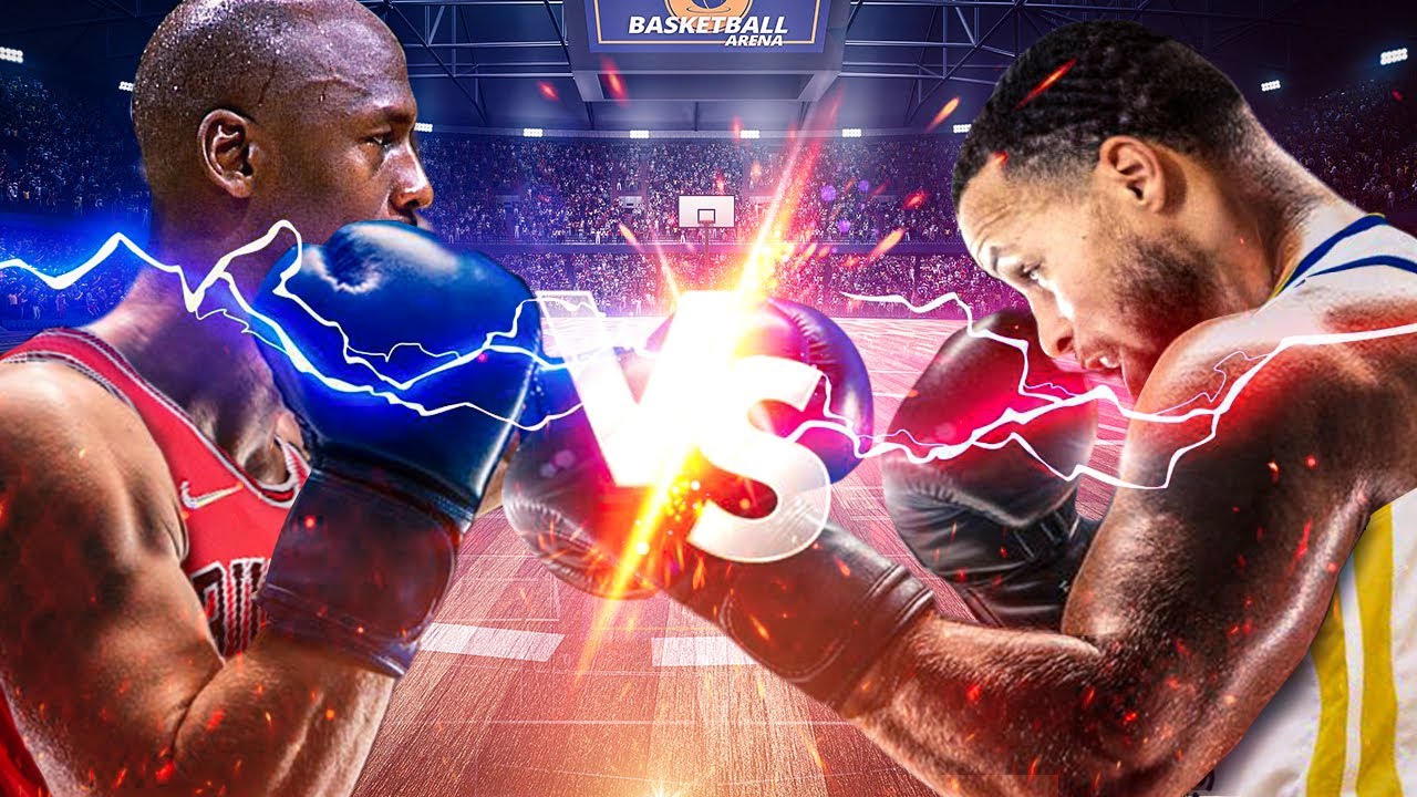Unbelievable NBA Game: Michael Jordan vs Stephen Curry