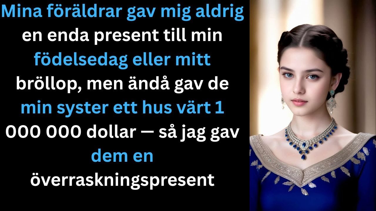 “Mina föräldrar köpte aldrig något till mig, men köpte ett hus för min syster. Så jag…”