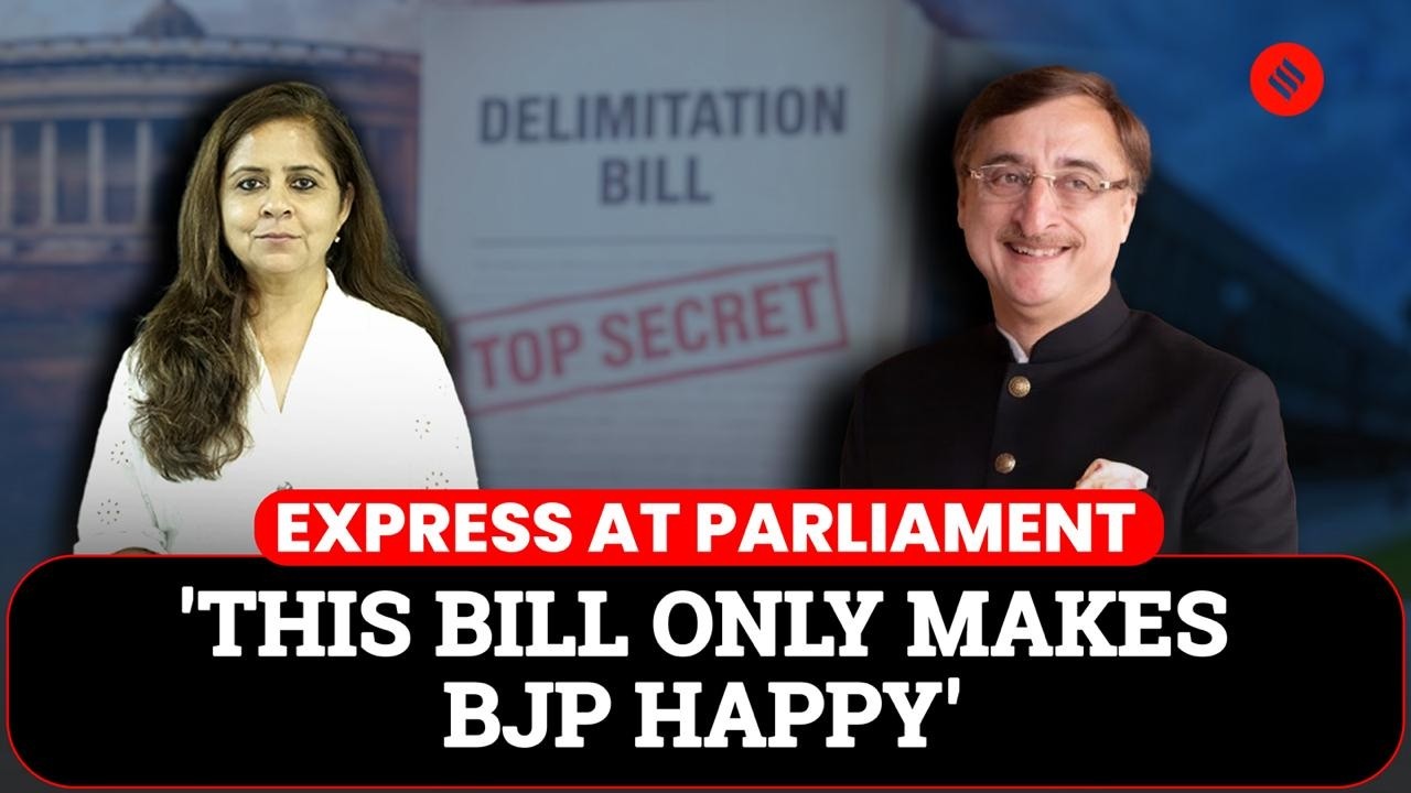 Express At Parliament: Vivek Tankha Slammed Delimitation Bill Stating &lsquo;This Only Makes BJP Happy&rsquo;