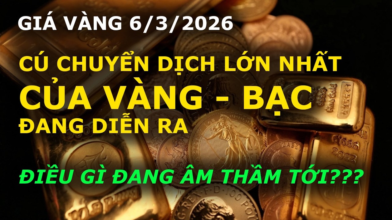 cú chuyển dịch LỚN NHẤT CỦA VÀNG BẠC đang diễn ra - ĐIỀU GÌ SẮP TỚI???