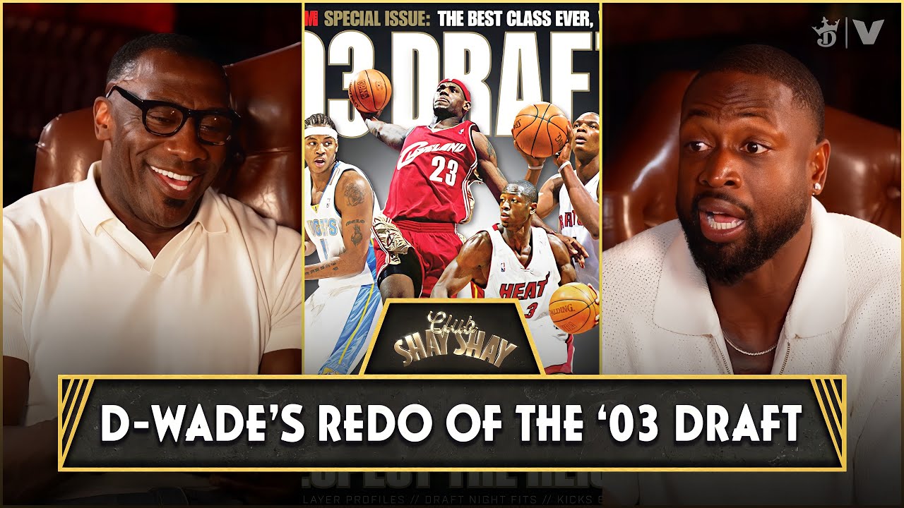 Dwyane Wade should've went to the Nuggets & Carmelo Anthony to the Pistons in the 2003 NBA Draft