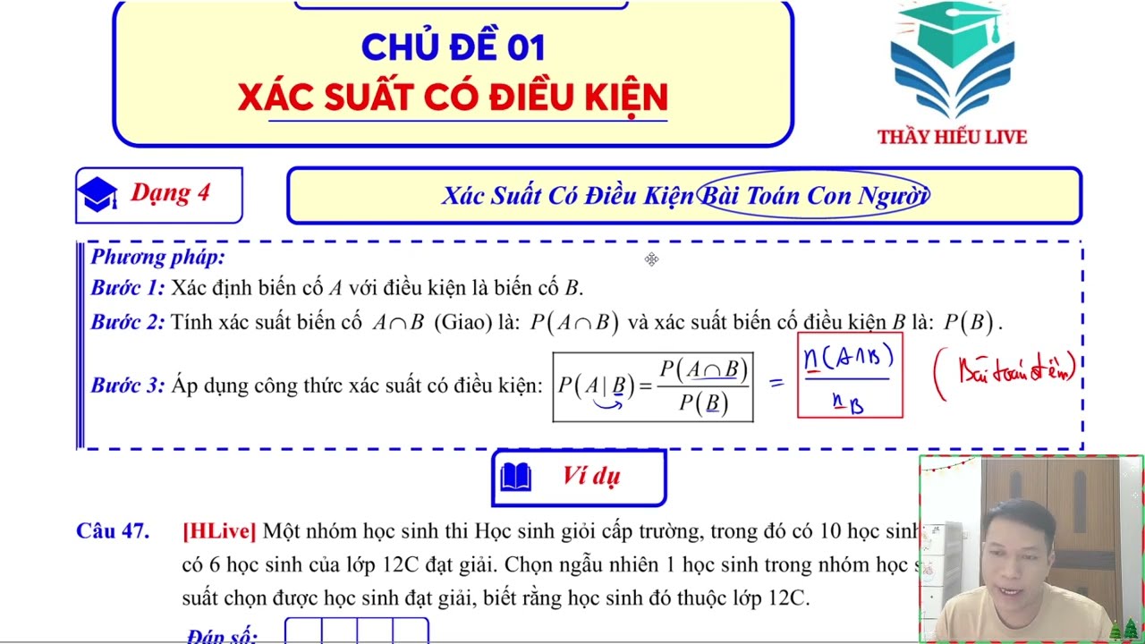 Lớp 12 - Xác Suất Có Điều Kiện - Dạng 4 (BG)