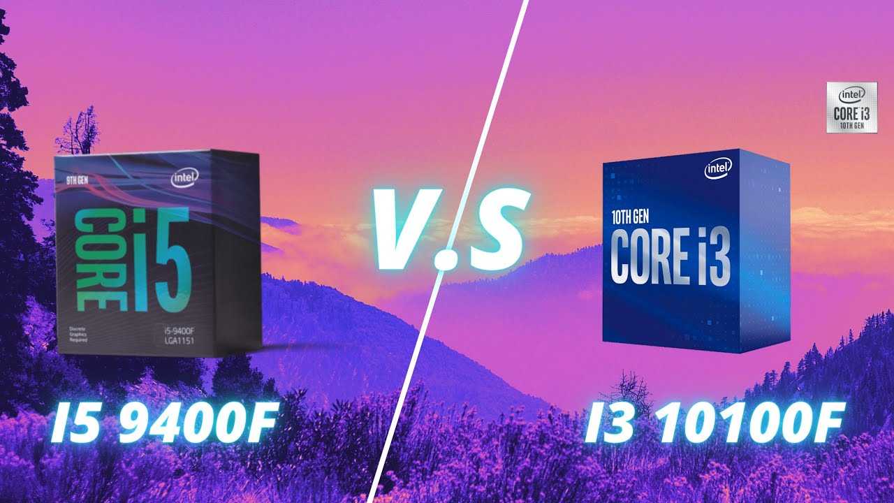 i3 10100F vs i5 9400F Test en 7 Juegos