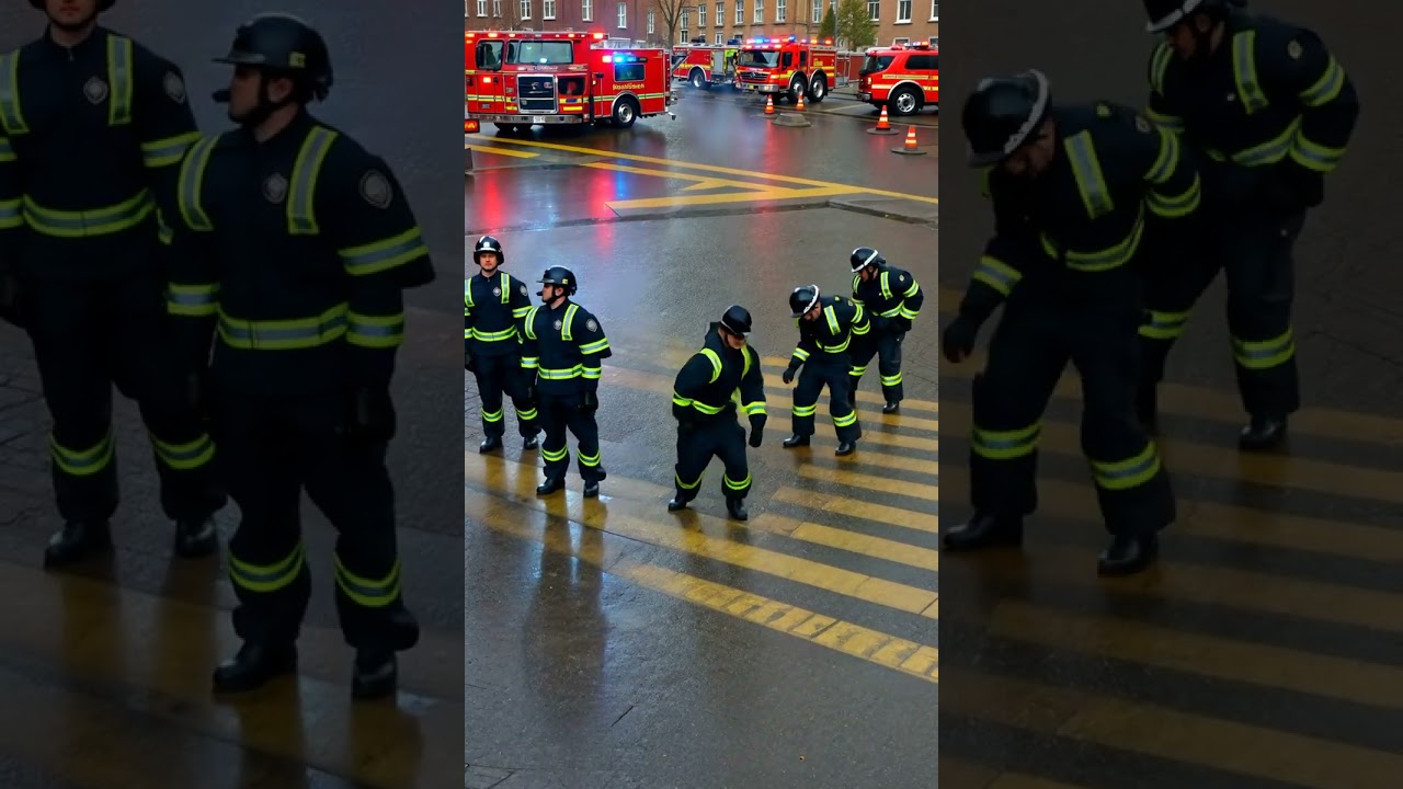 🇩🇰 Danish Firefighters Dance &ndash; Blurred Lines | Epic Rescue Groove in Action
