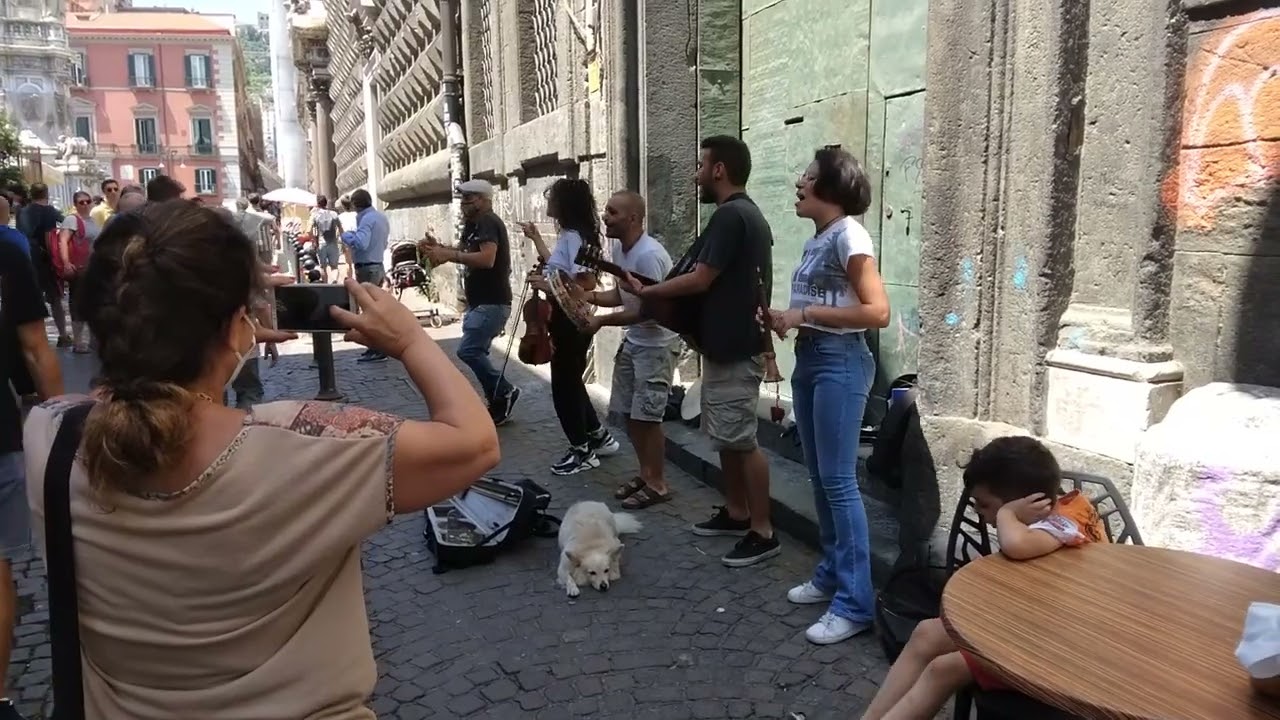 street music in Naples, Italy