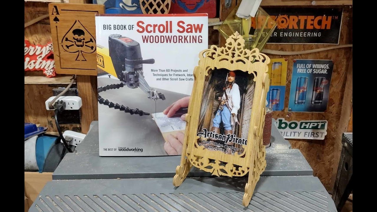 Fretwork Picture Frame, Scroll Saw Project
