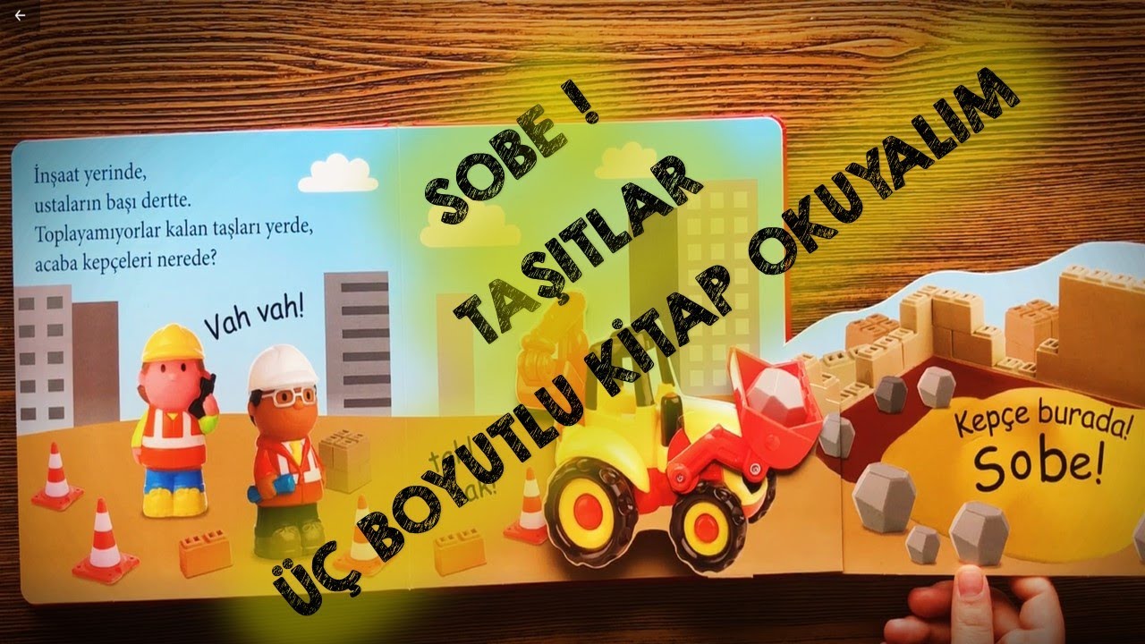 ÜÇ BOYUTLU KİTAP OKUYALIM - SOBE - TAŞITLAR - PENA YAYINCILIK