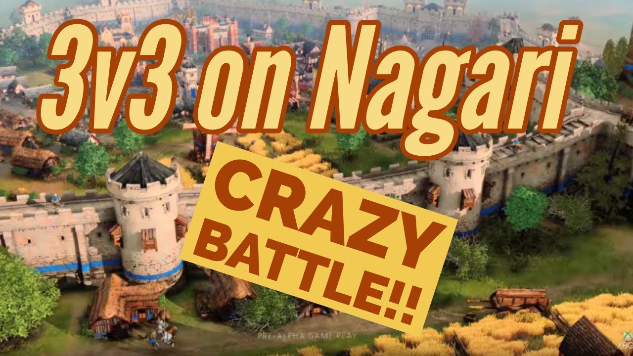 AOE4 - 3v3 on Nagari - This was an awesome battle!