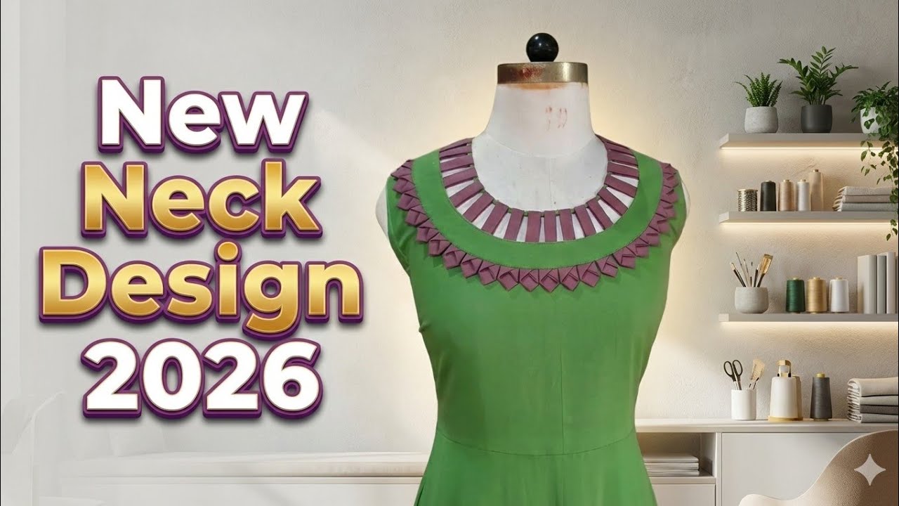 New Neck Design 2026 | Latest Kurti Cutting Design #viralvideo #dress 