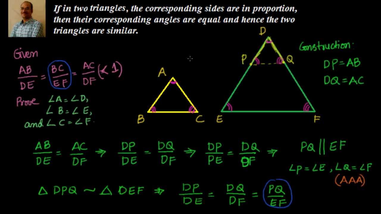 SSS Similarity Criterion: Proof