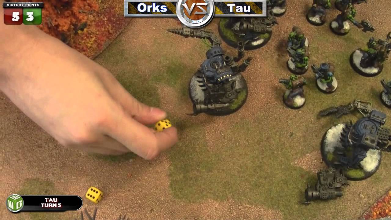 Orks vs New Tau Warhammer 40k Battle Report - Jay Knight Batrep Ep 7 - Part 5/5