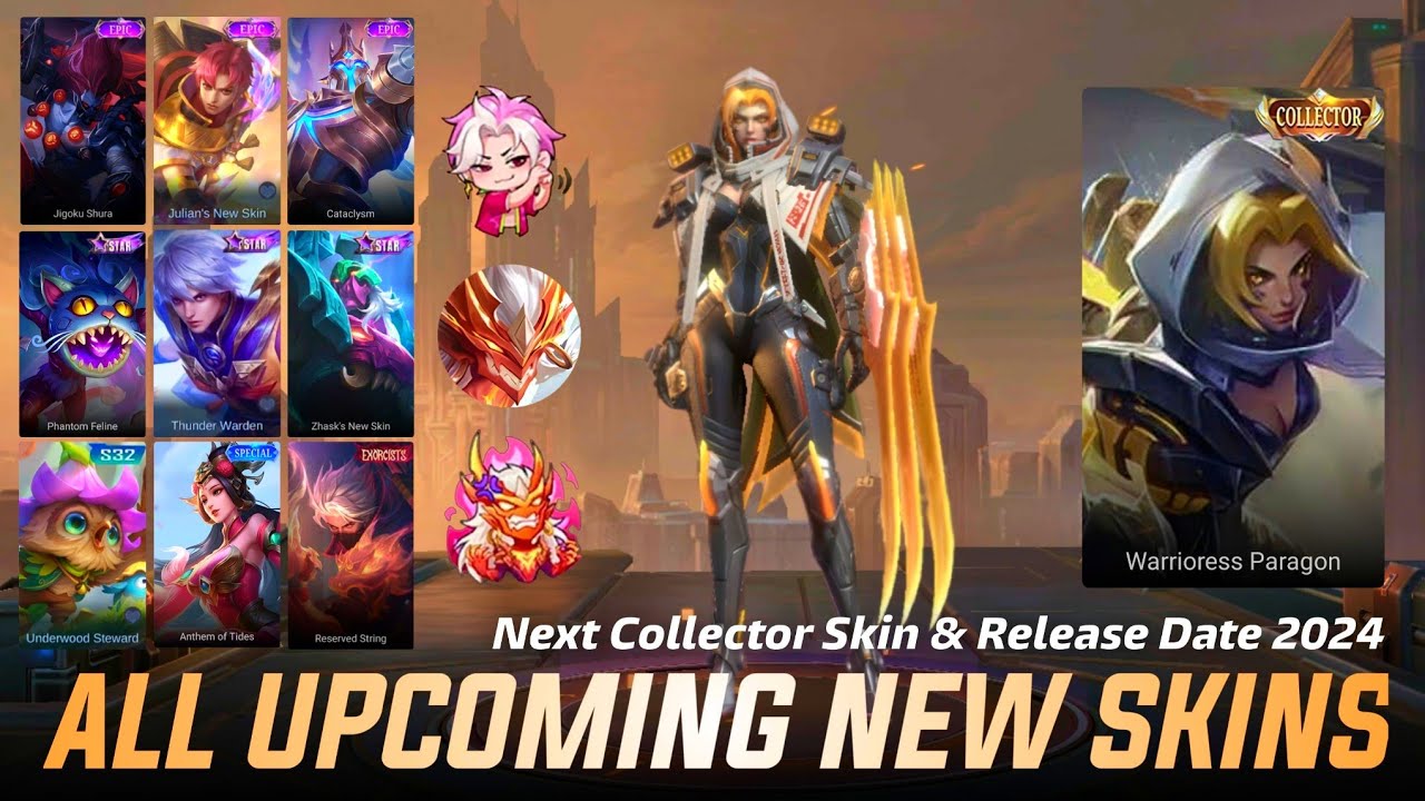 MOBILE LEGENDS ALL UPCOMING SKIN 2024 - NEXT COLLECTOR SKIN & STARLIGHT SKIN | ML LEAKS