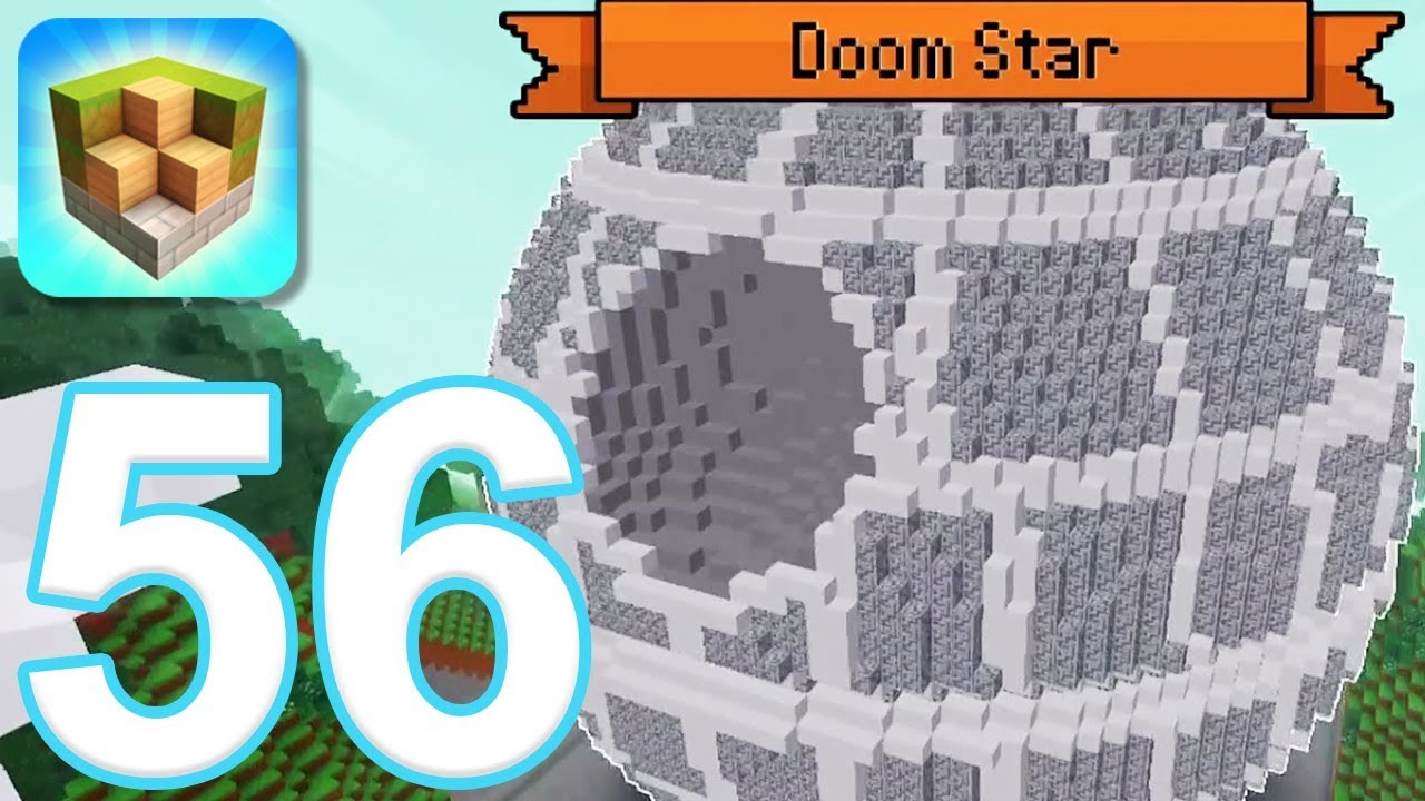 Block Craft 3D: City Building Simulator - Gameplay Walkthrough Part 56 - Doom Star (iOS)