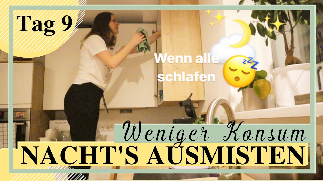 NACHTS AUSMISTEN 😴 wenn ALLE schlafen 😴 NACH KonMari METHODE von Marie Kondo