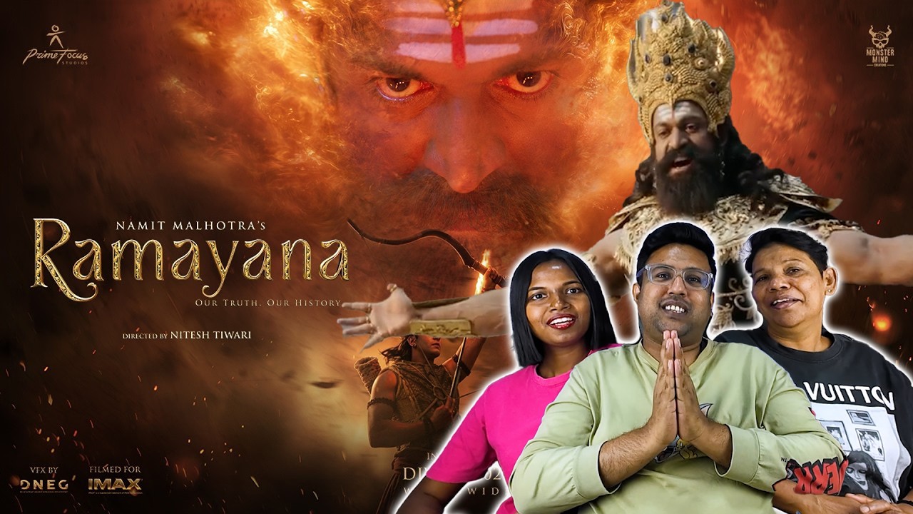 Ramayana- Tamil Trailer REACTION 🔥 Ranbir, Yash | Ramstk Family
