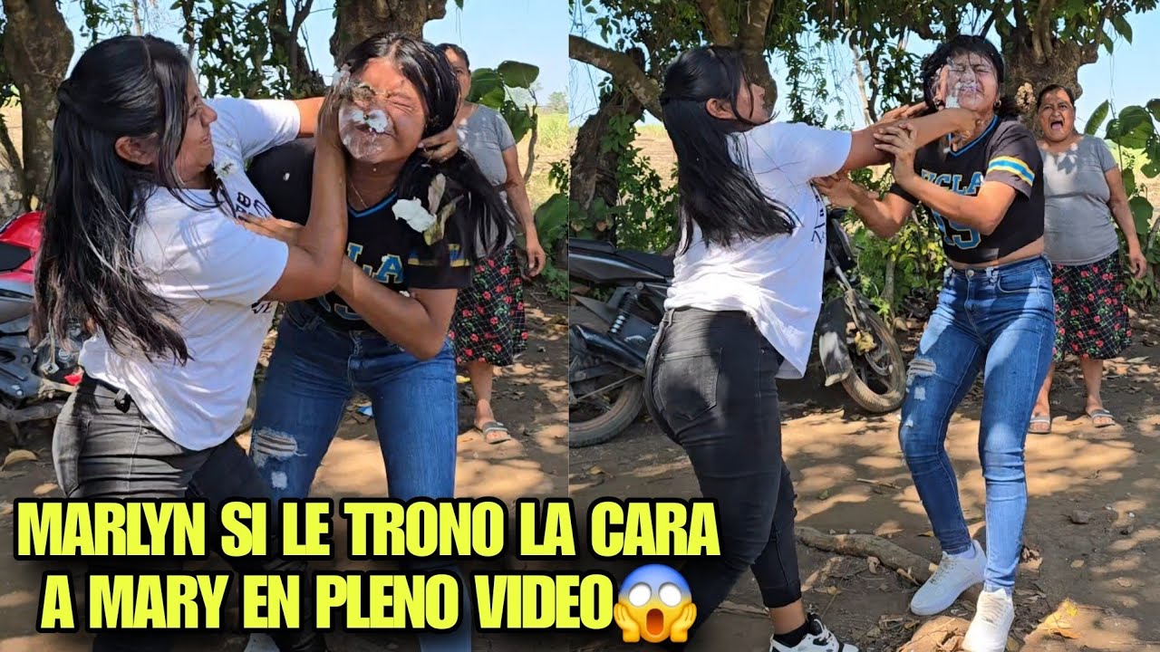 En Toda La Cara Le Tiro El Helado MARLYN A MARY, Aqui Habran Fuertes G0LPES😡