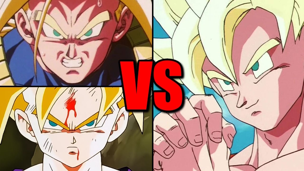 USSJ Trunks & MSSJ Gohan VS MSSJ Goku is REALLY Unfair.