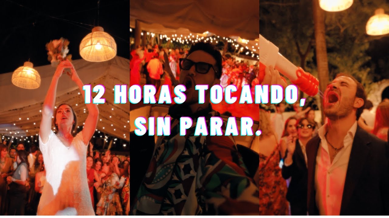 12 horas TOCANDO SIN PARAR en una BODA | Wedding DJ Mexico