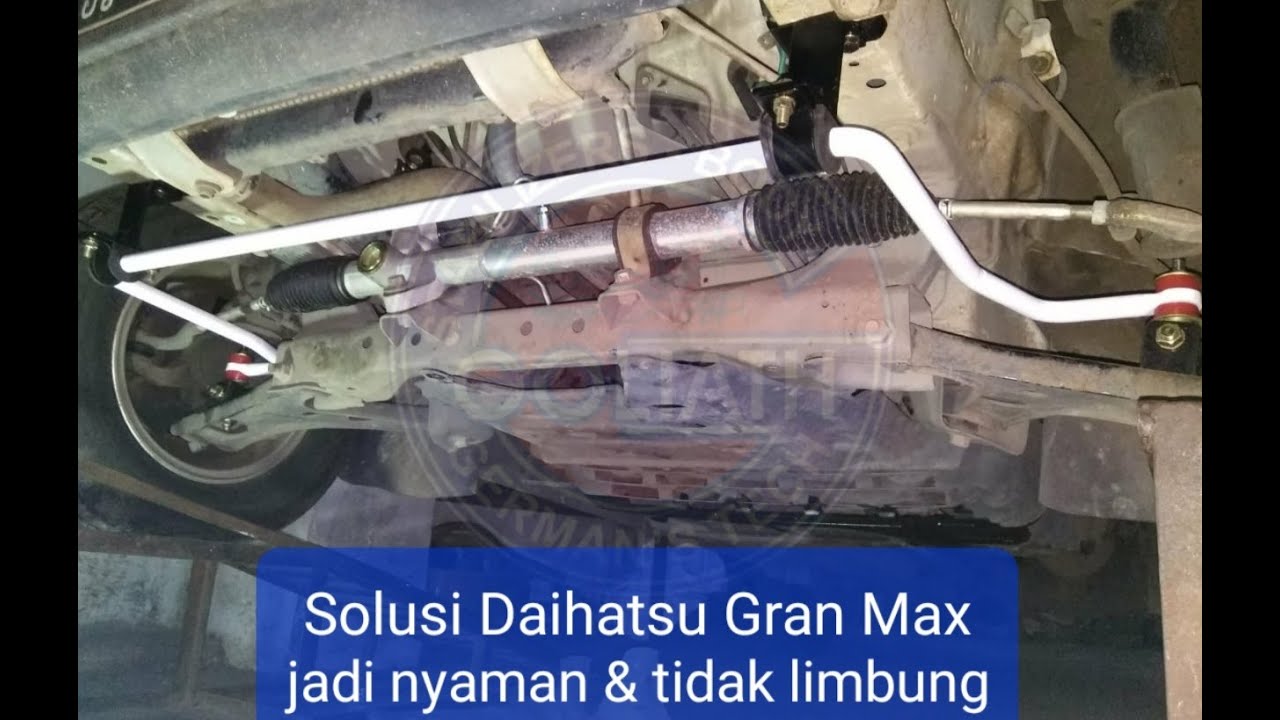 Daihatzu Gran Max jadi nyaman dan tidak limbung || Front Stabilizer by Goliath