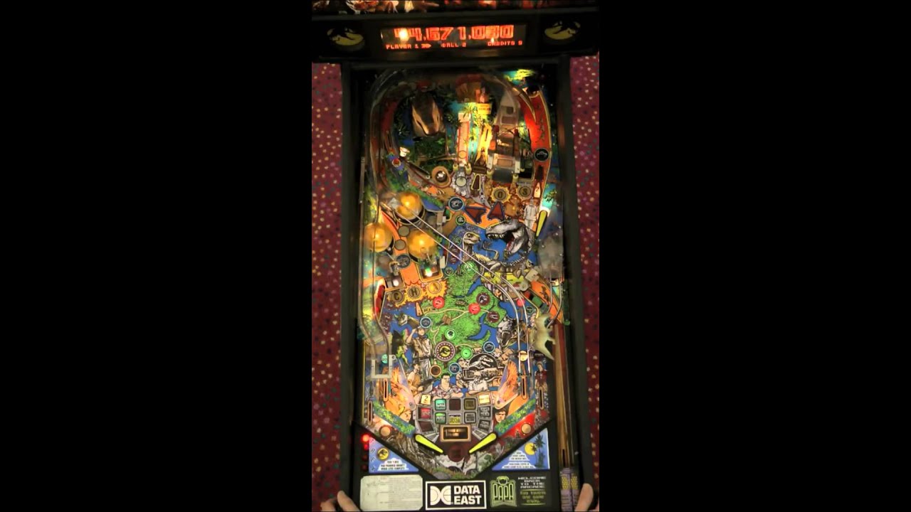 Jurassic Park Pinball Gameplay