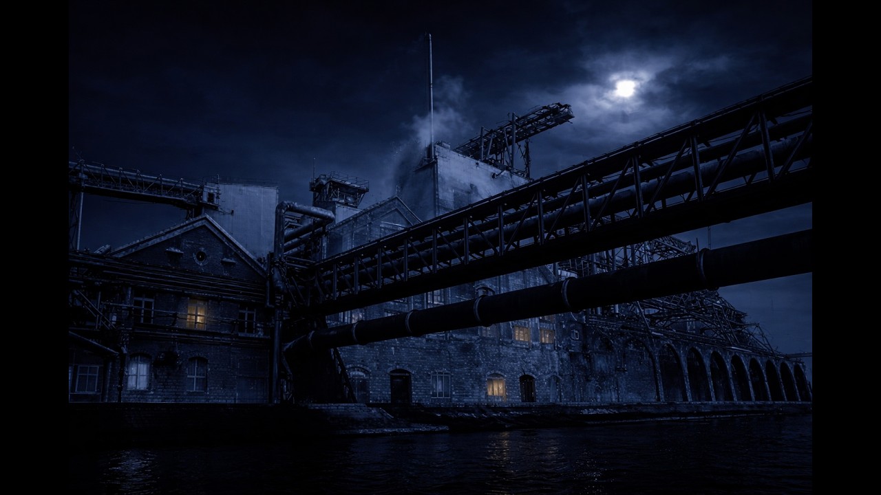 Shadowed Factory - 1Hour Deep Dark ambient atmosphere