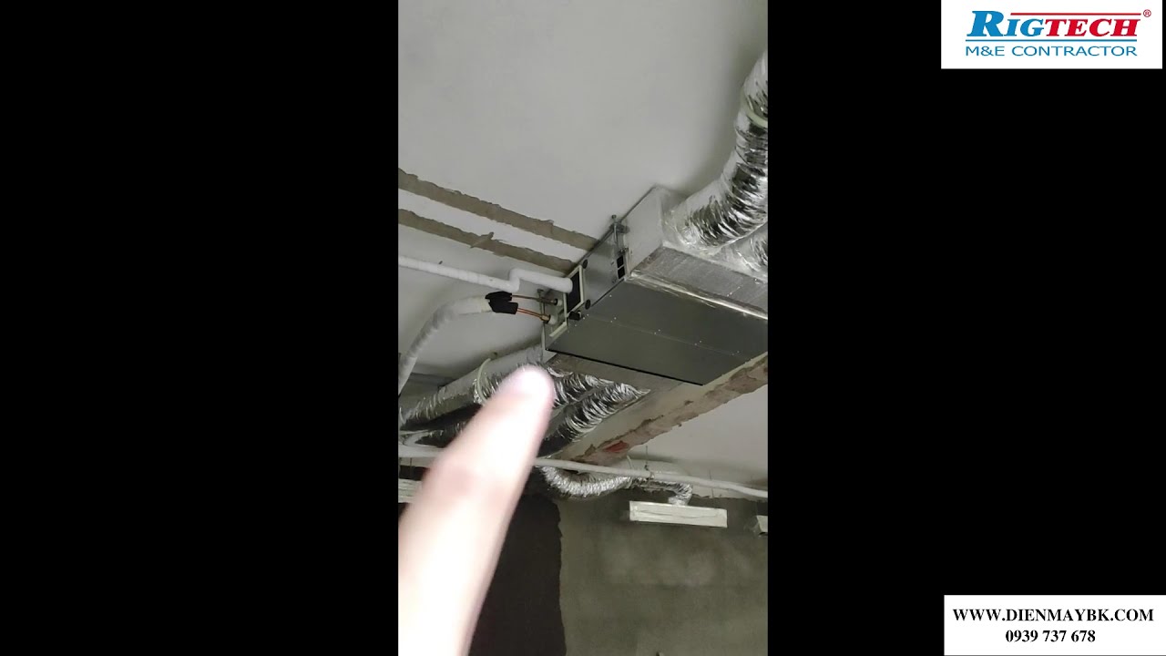 Thiết kế và thi công điều hòa âm trần nối ống gió, điều hòa trung tâm VRV