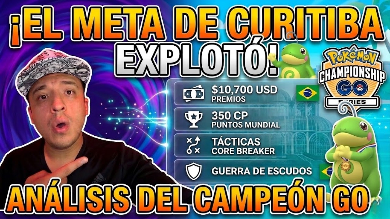 ¡POLITOED oscuro rompe el meta enel Regional Pokémon de Curitiba | Pokémon GO 2026 🏆