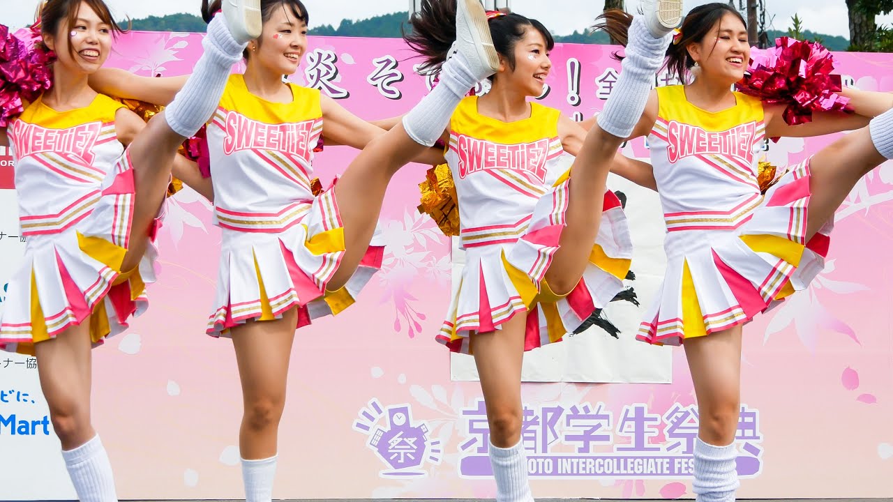 [4K] チアダンスサークル SWEETiEZ 京都学生祭典 可愛い アイドル級 大学生