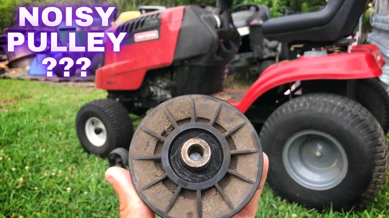 FIX YOUR NOISY LAWN MOWER PULLEYS FOR FREE (MOWER HACK)