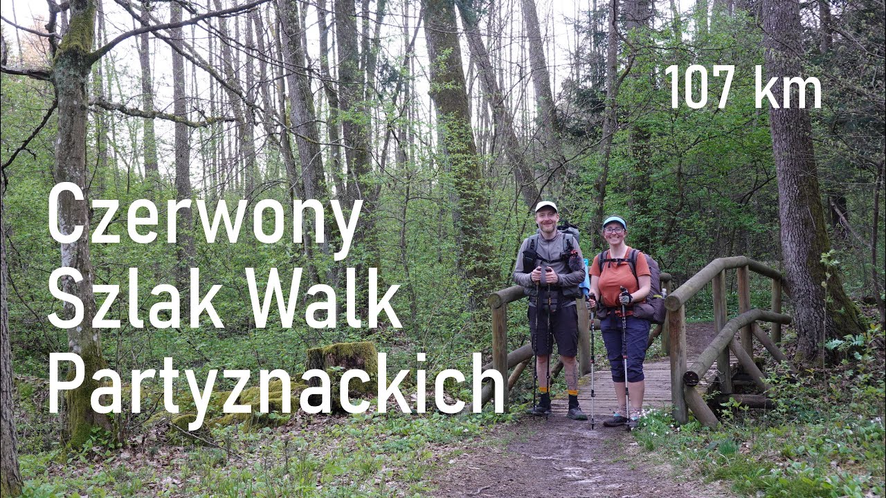 Czerwony Szlak Walk Partyzanckich || Annopol - Bidacz&oacute;w Stary 107 km || Lasy Janowskie