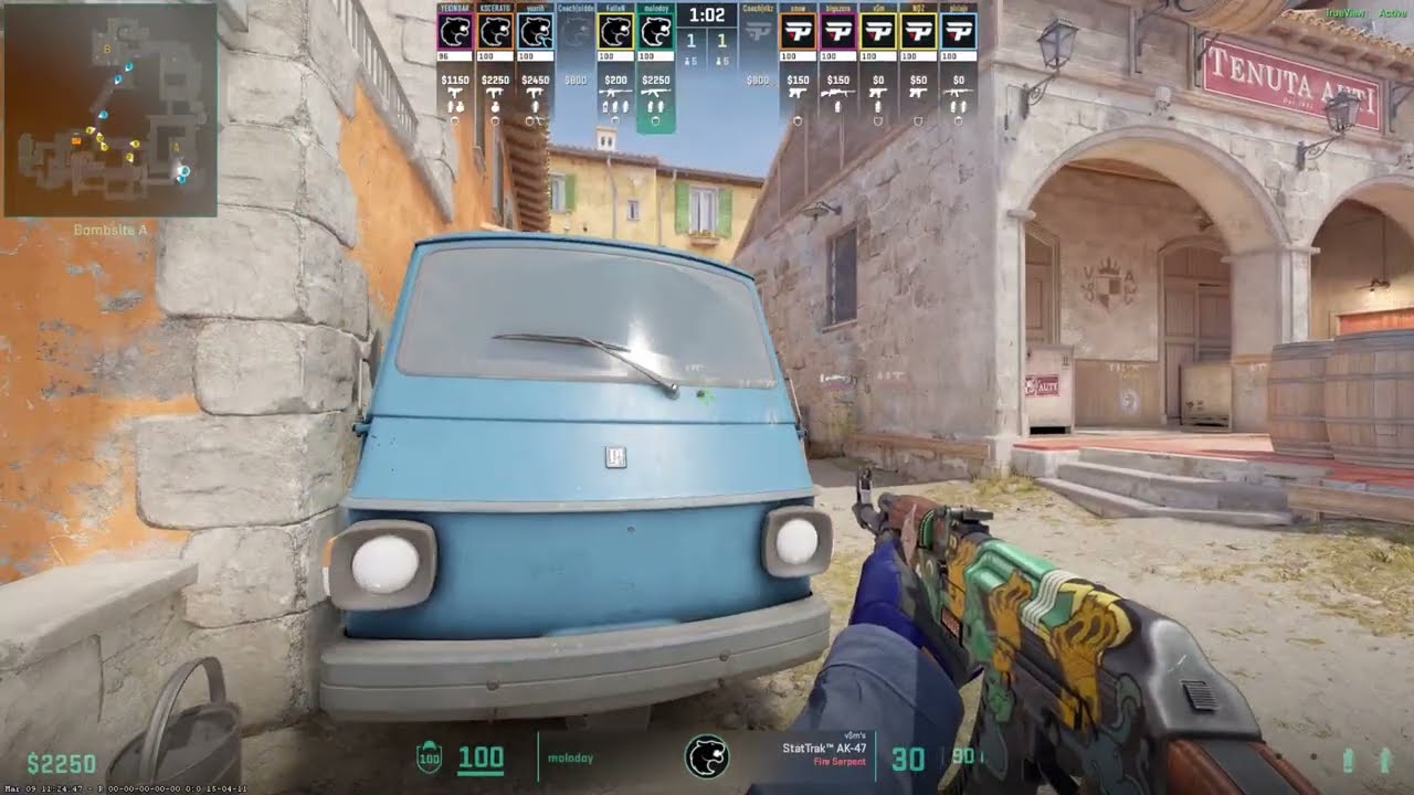 CS2 POV Demo FURIA molodoy (18/7) vs paiN (de_inferno) @ ESL Pro League Season 23 Stage 2