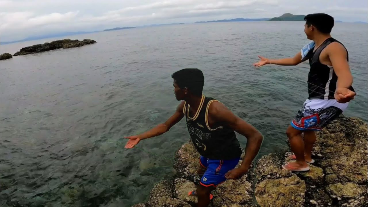 Ang dami talagang isda dito, Palitan kami ng hila ni Tangay kulot