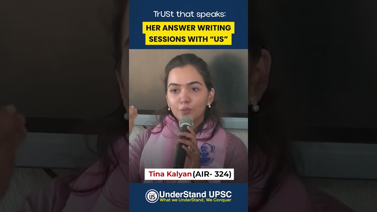 One Mentor, Unwavering Trust: Tina Kalyan (AIR 324) | #upsc #mains #answerwriting