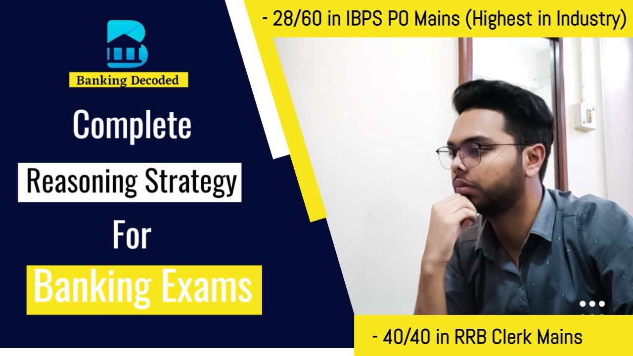 Complete Reasoning Strategy for Banking Exams #bankingexams #bankpo #sbipo #ibpspo #rrbpo #sbi #ibps
