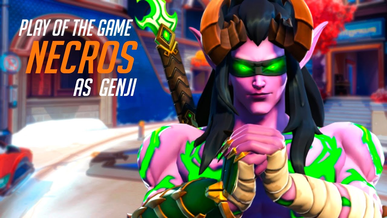 WHAT #1 GENJI MAIN LOOKS LIKE IN OW 2 - NECROS! TOP 500 SEASON 8