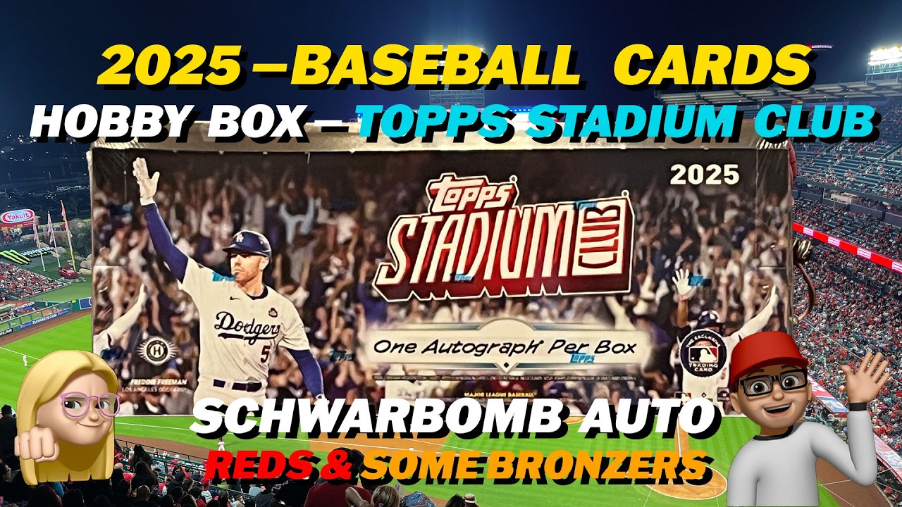🚨 TOPPS FINALLY RELEASES 2025 STADIUM CLUB BASEBALL ‼️ HERE'S OUR HOBBY BOX WITH GOIN' YARD AUTO!