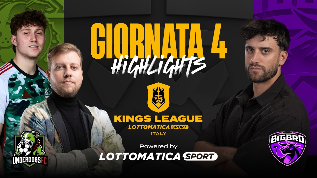 UNDERDOGS FC vs BIGBRO FC | Highlights | Round 04 | Split 2 | KINGS LEAGUE LOTTOMATICA.SPORT ITALY