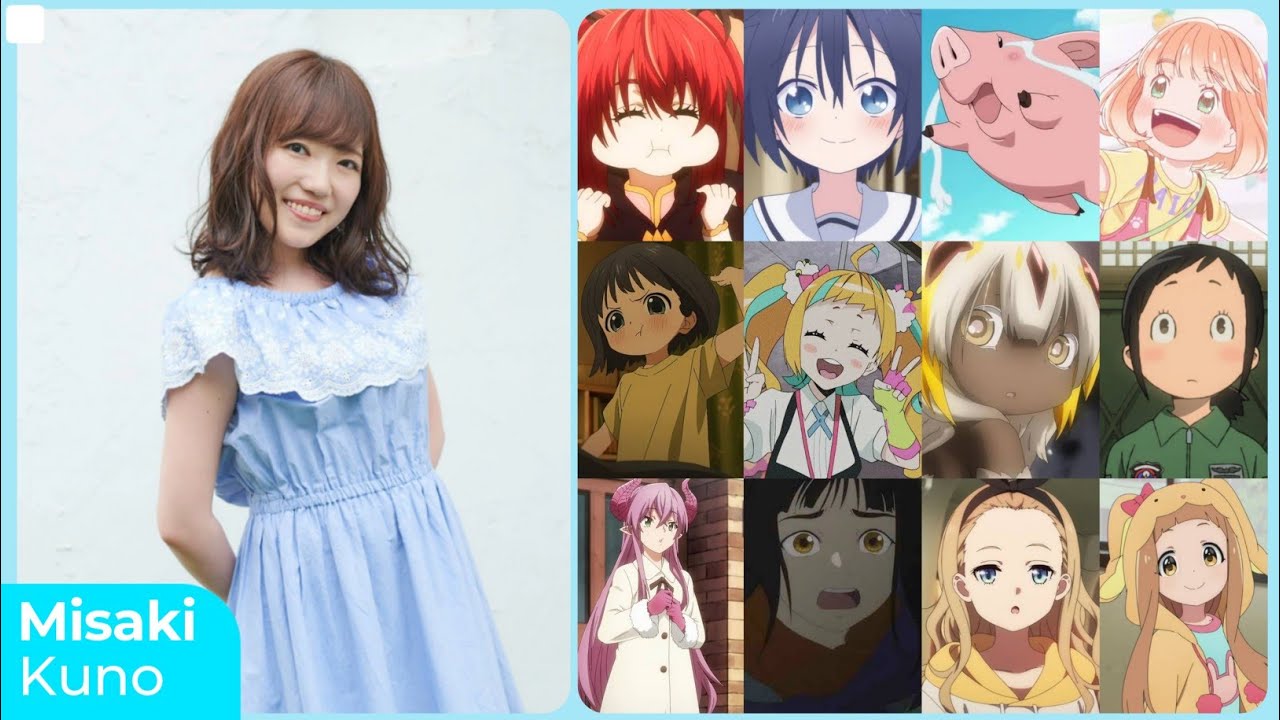 Misaki Kuno [久野 美咲] Top Same Voice Characters Roles