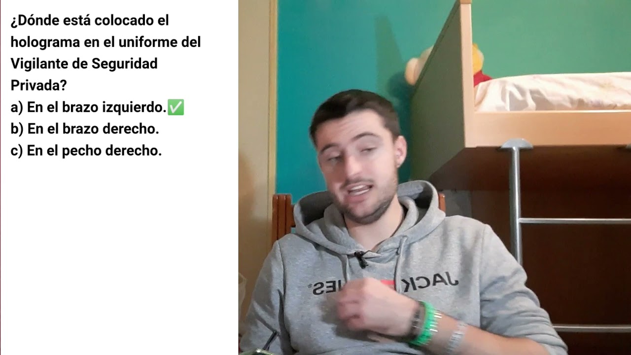 Preguntas más frecuentes en el test para vigilante de (repaso general #18)